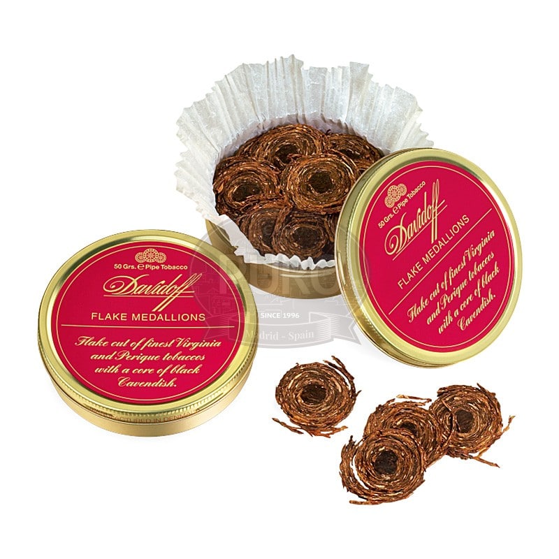 Davidoff Flake Medallions Pipe Tobacco 50g - Shams Shopping Centre Davidoff  