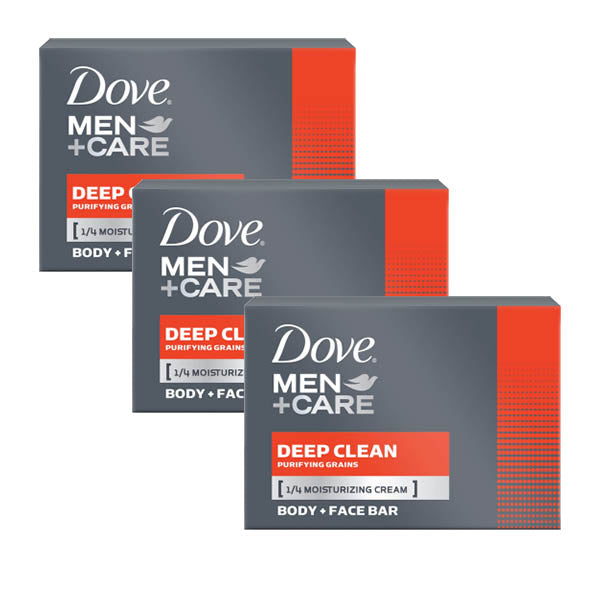Dove Men+Care Deep Clean Soap 113g - Shams Shopping Centre Dove  