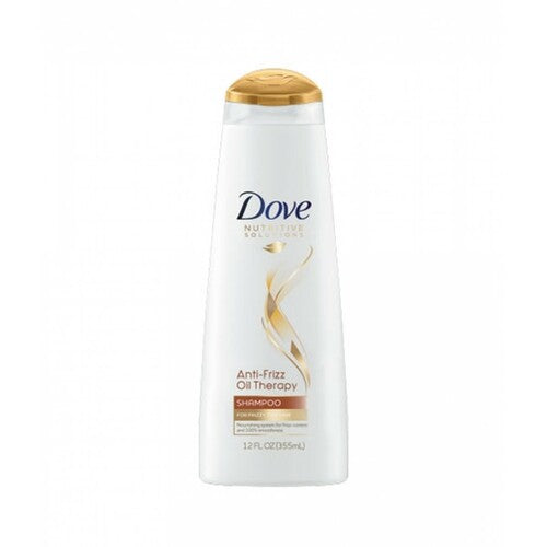 Dove Anti Frizz Oil Therapy Shampoo 355ml - Shams Shopping Centre Dove  