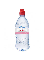 Evian Water Sports Cap Bottle 750ml - Shams Shopping Centre Evian  