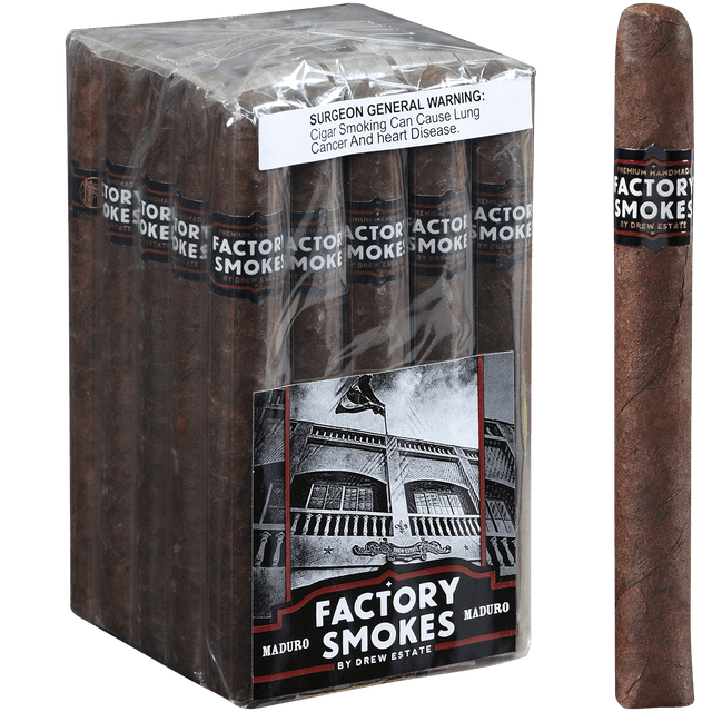 Factory Smoke Churchill Maduro 25 Cigars (Full Box) - Shams Shopping Centre Factory Smoke  