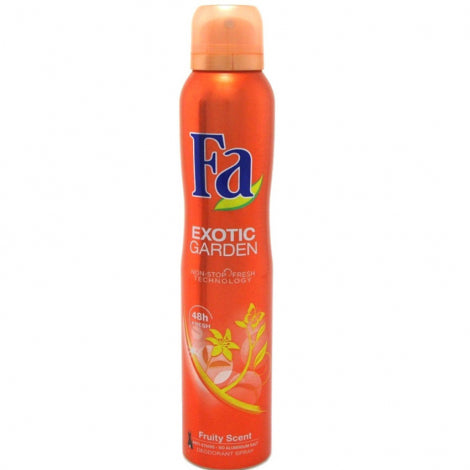 Fa Exotic Garden Deodorant Spray 200ml - Shams Shopping Centre Fa  