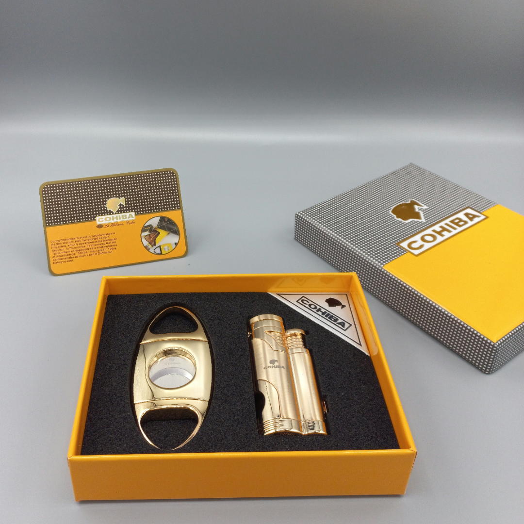 Cohiba Cigar Lighter & Cutter Set A635 - Shams Shopping Centre Cohiba  