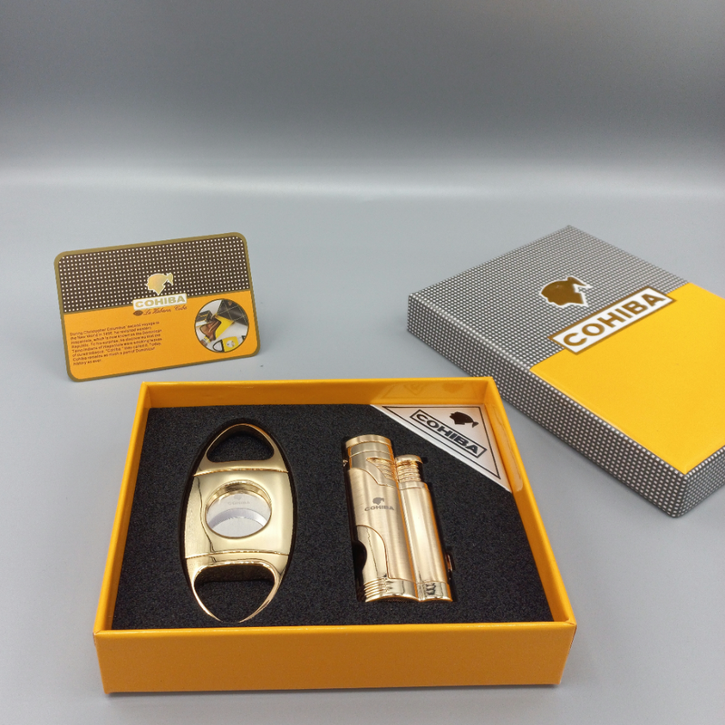 Cohiba Cigar Lighter & Cutter Set A635