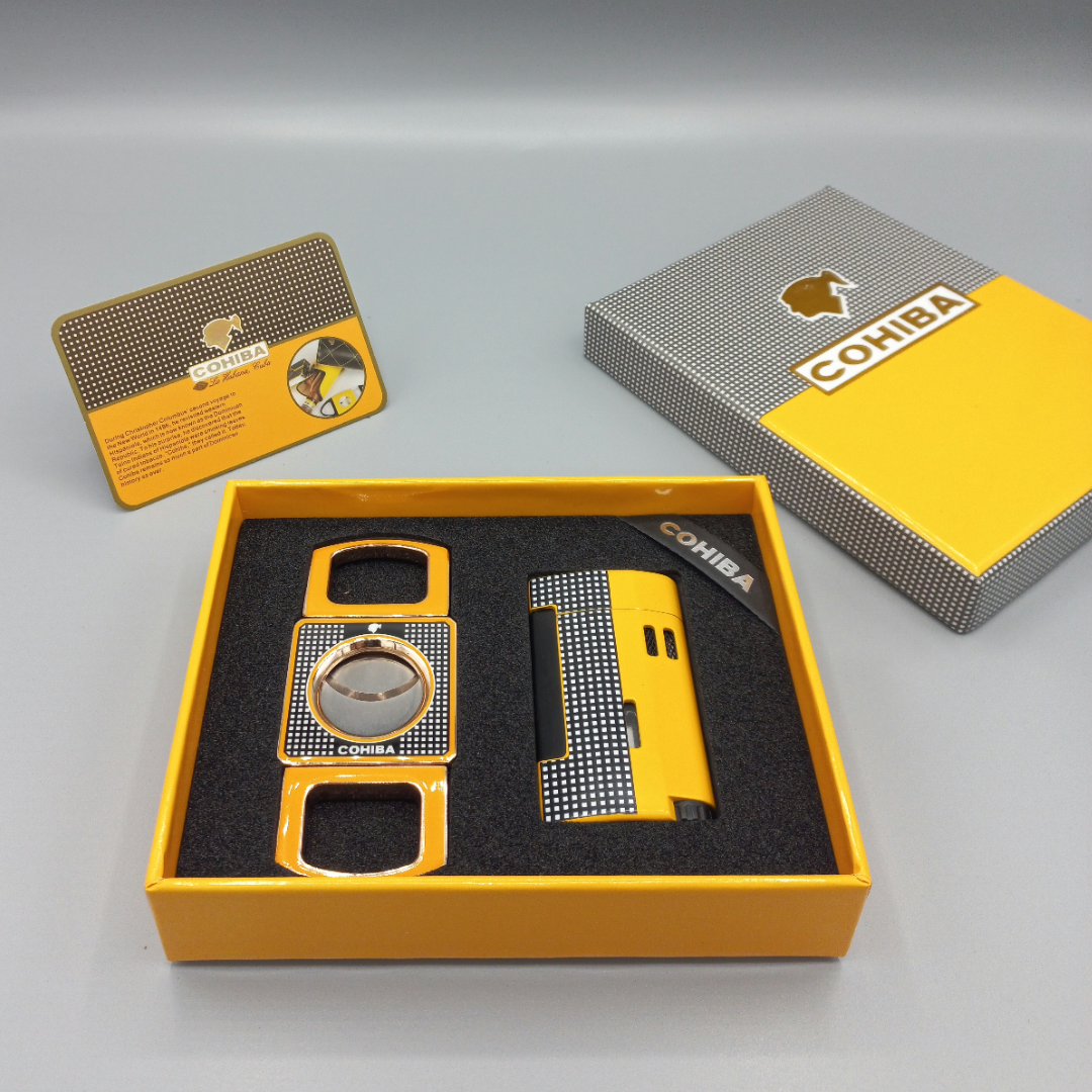 Cohiba Cigar Lighter & Cutter Set A639 - Shams Shopping Centre Cohiba  