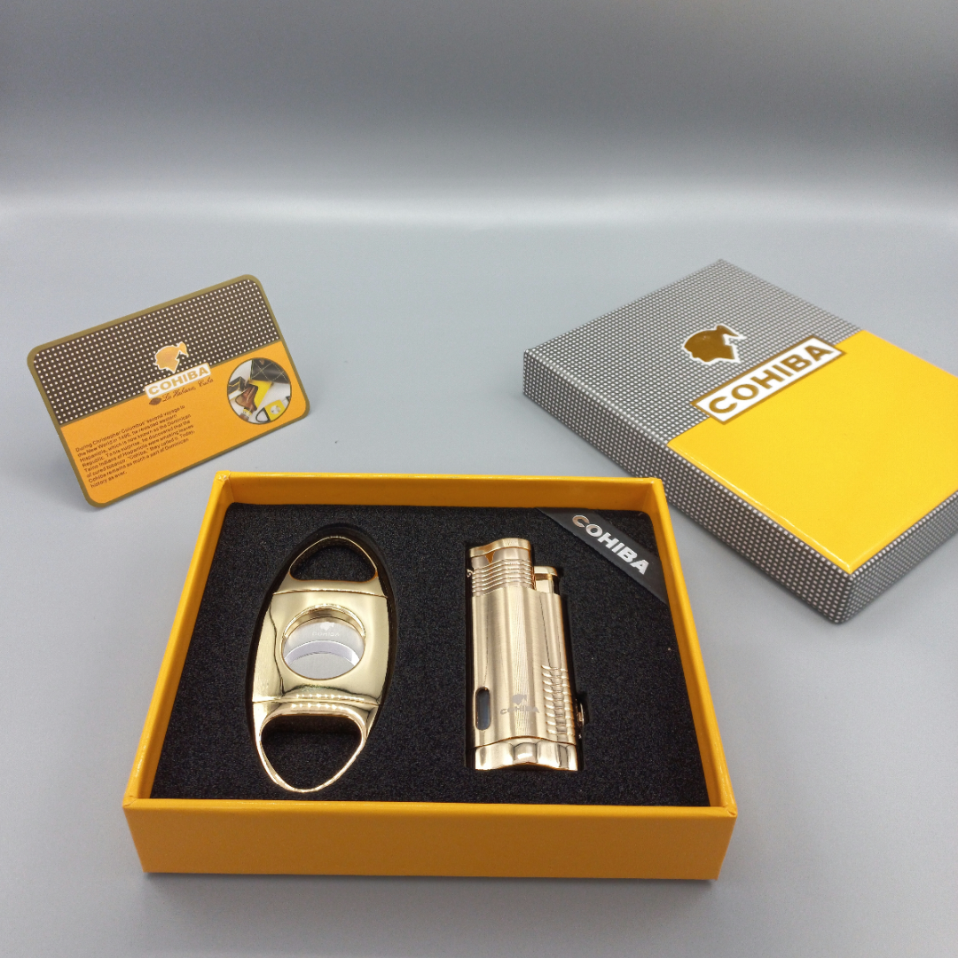 Cohiba Cigar Lighter & Cutter Set A627 - Shams Shopping Centre Cohiba  