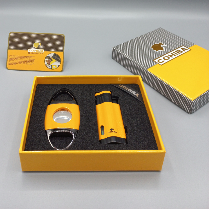 Cohiba Cigar Lighter & Cutter Set A624