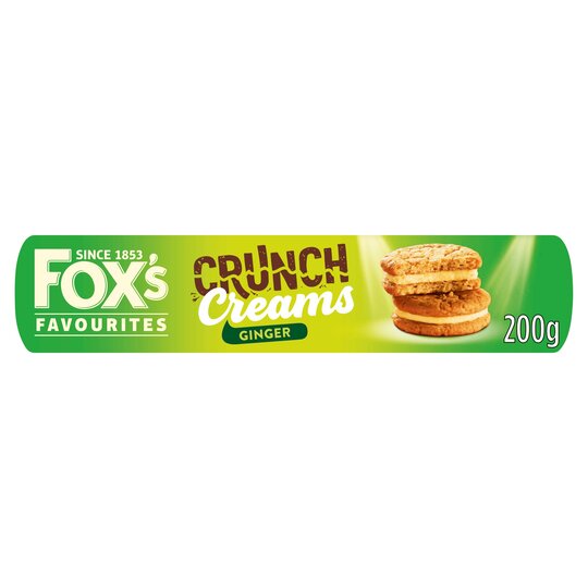 Fox's Crunch Cream Ginger 200g - Shams Shopping Centre Fox'S  