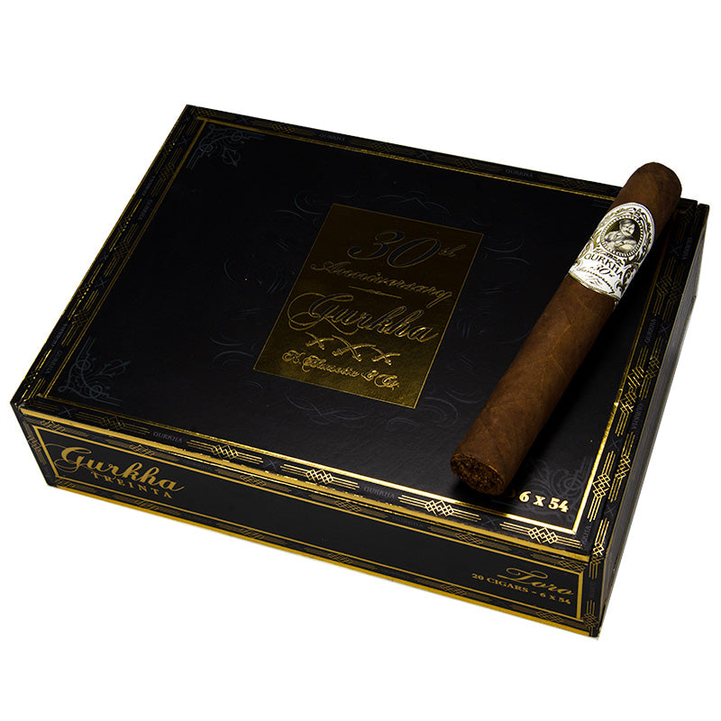 Gurkha 30th Anniversary Trienta Toro 6X54 Cigar  (Single Cigar)