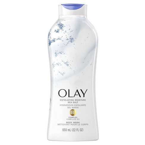 Olay Exfoliating Moisture Sea Salt B 3 Complex 650ml - Shams Shopping Centre Olay  
