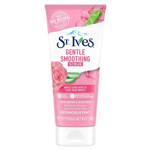 Stives Gentle Smoothing Scrub Rose Water & Aloe Vera 170g - Shams Shopping Centre St Ives  