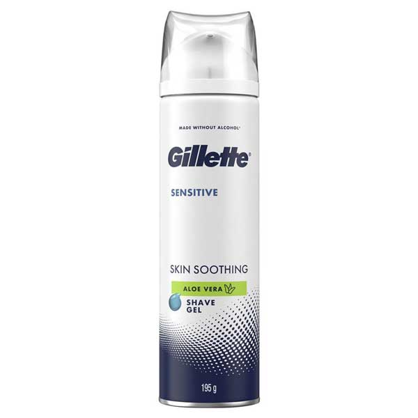 Gillette Sensitive Skin Smoothing Shave Gel 200ml - Shams Shopping Centre Gillette  