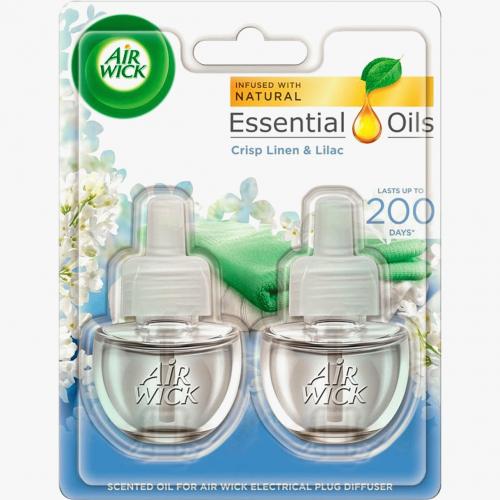 Air Wick Linen 2 In 1 Electric Refill 17ml - Shams Shopping Centre Air Wick  