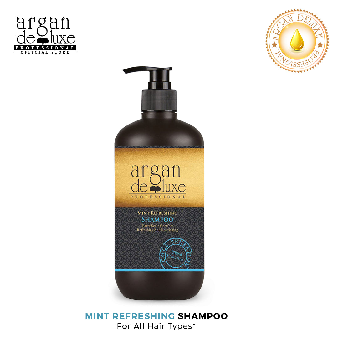 Argan De Lux Professional Mint Refreshing Shampoo 300ml - Shams Shopping Centre Argan De Luxe  