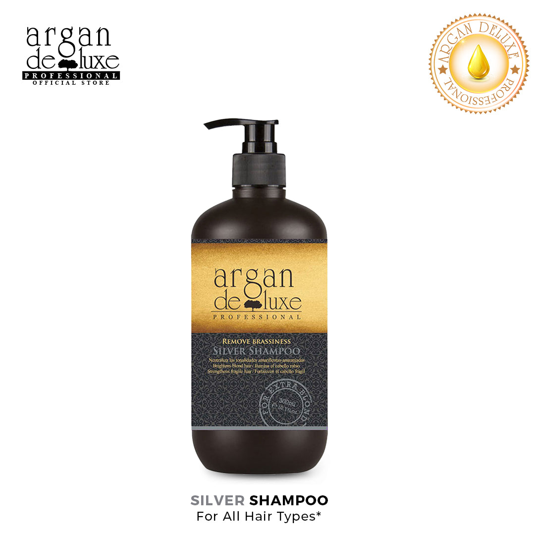 Argan De Lux Professional Silver Shampoo 300ml - Shams Shopping Centre Argan De Luxe  