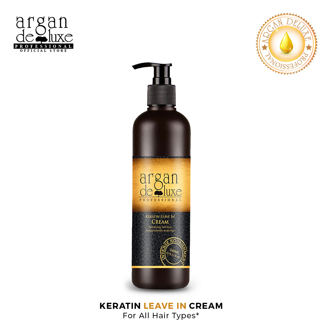 Argan De Lux Professional Keratin Leave In Cream 240ml - Shams Shopping Centre Argan De Luxe  