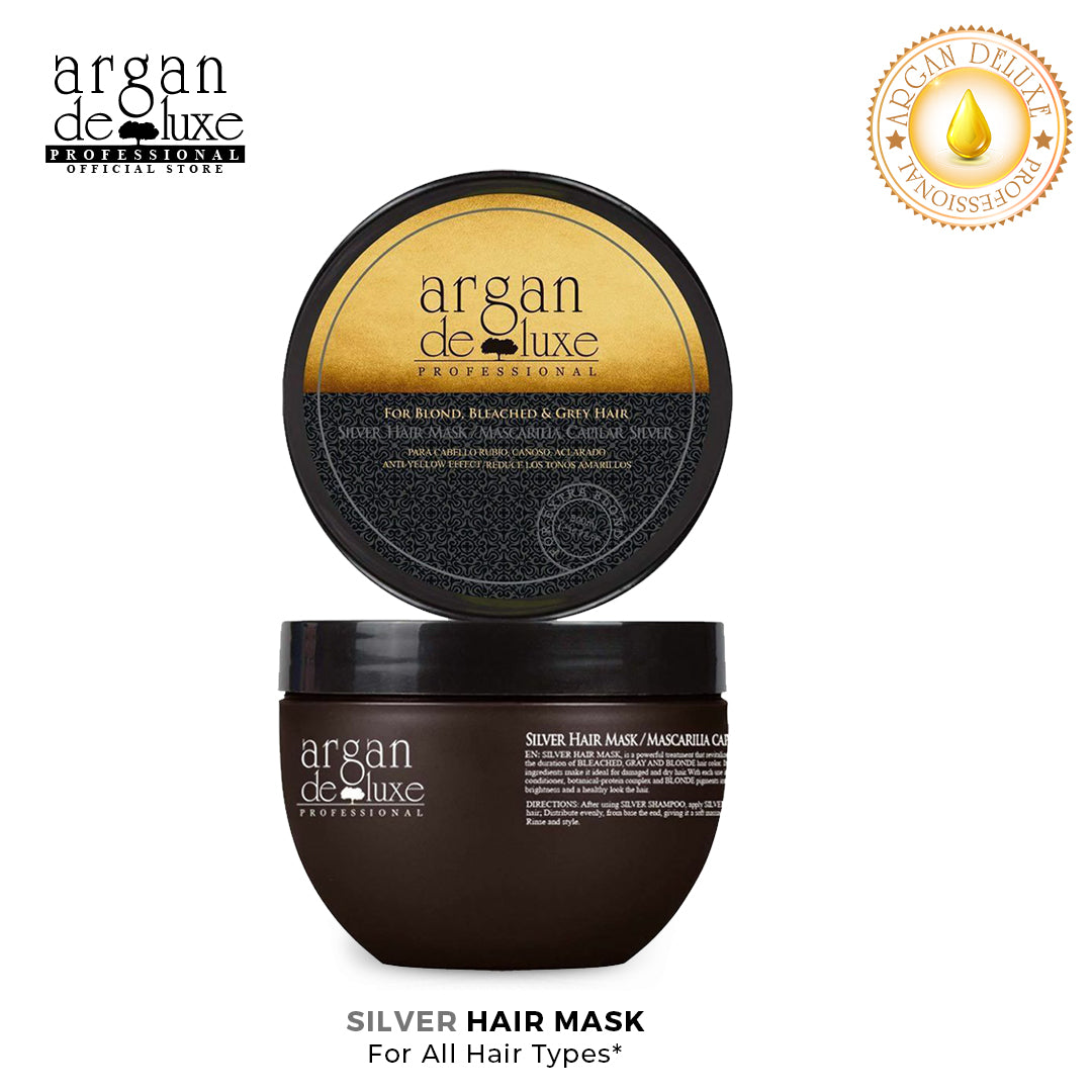 Argan De Lux Professional Silver Hair Mask 250ml - Shams Shopping Centre Argan De Luxe  