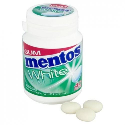 Mentos White Gum Sugar Free Spearmint 60g - Shams Shopping Centre Mentos  