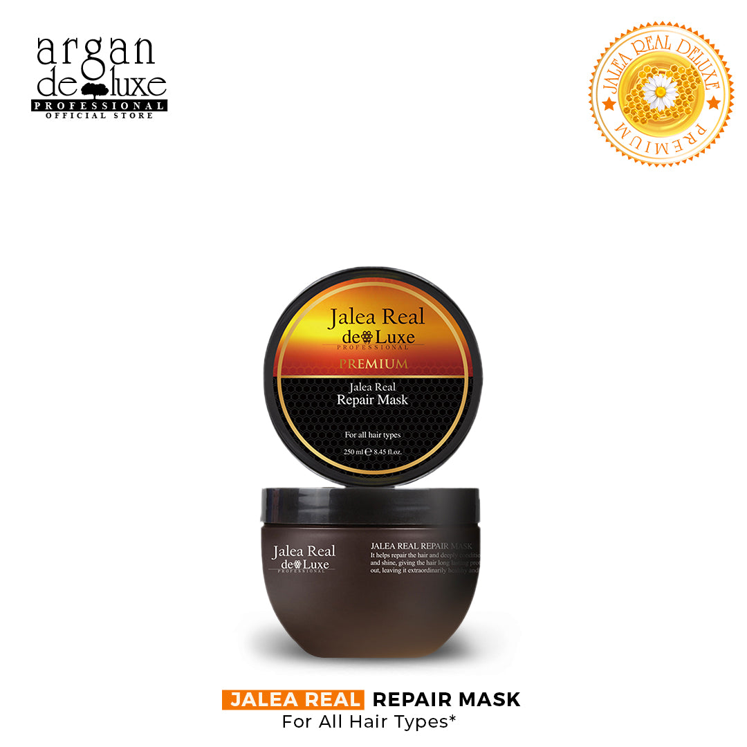Argan Jalea Real De Luxe Premium Sulfate Free Hair Mask 250ml - Shams Shopping Centre Argan De Luxe  