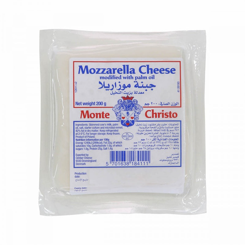 Monte Christo Mozzarella Cheese 200g
