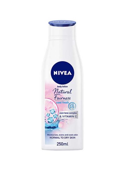 Nivea Natural Fairness Cool Fresh Body Lotion 250ml - Shams Shopping Centre Nivea  