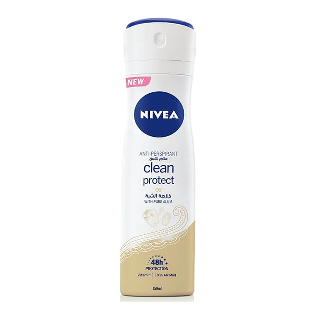 Nivea Clean protect Body Deodorant 150ml - Shams Shopping Centre Nivea  