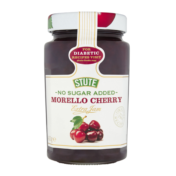 stute-no-sugar-added-morello-cherry-jam-430g