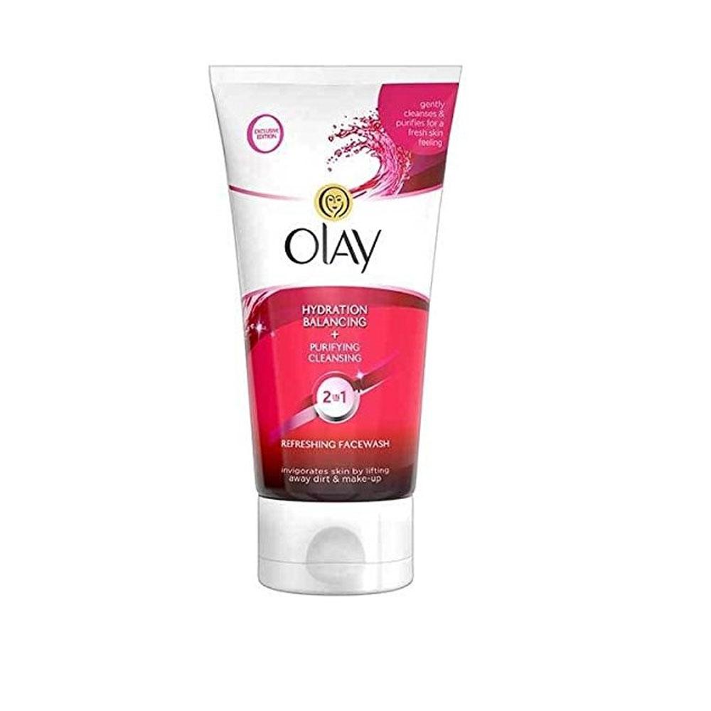 Olay Hydration Balancing 2 in 1 Refreshing Face Wash 150ml - Shams Shopping Centre Olay  