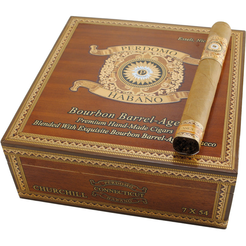 Perdomo Habano7x54 Churchill Connecticut Cigar (Single Cigar)