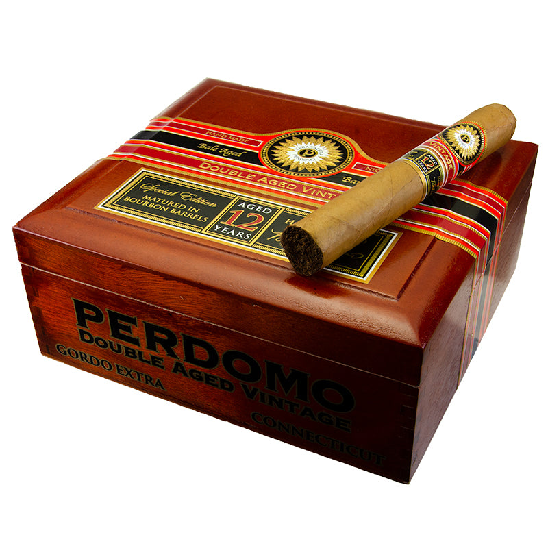 Perdomo Double Aged 12 Year Connecticut Gordo Extra 24 Cigar (Single Cigar)