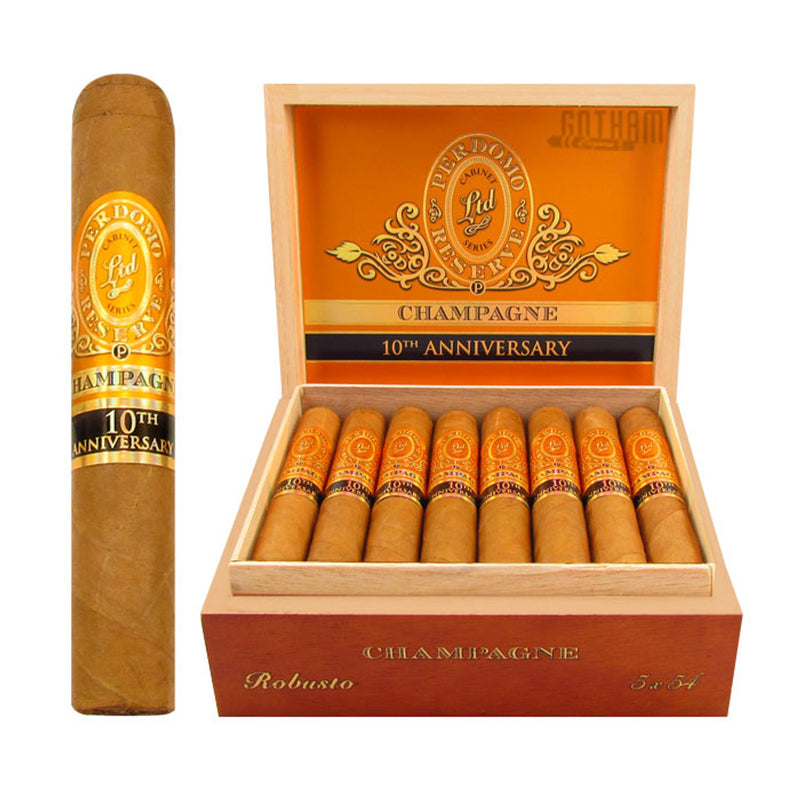 Perdomo Champagne 10YR 5x54 Robusto Cigar (Single Cigar) - Shams Shopping Centre Perdomo  