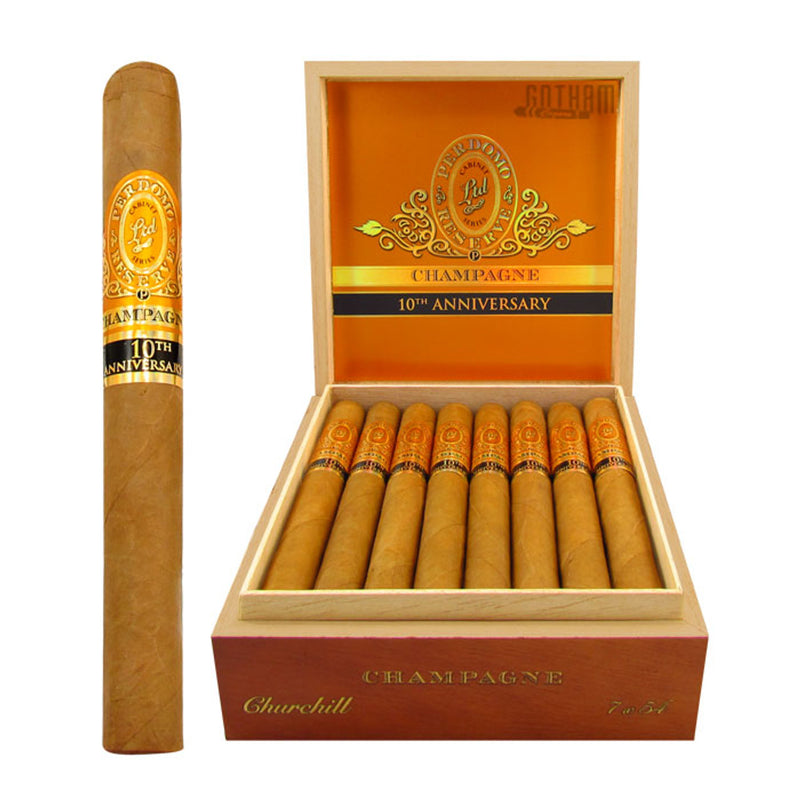 Perdomo Champagne 10YR 7x54 Churchill Cigar (Single Cigar)