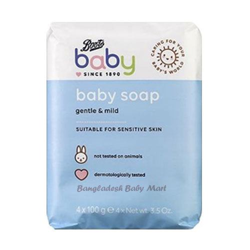 Boots Baby Soap 4x100g - Shams Shopping Centre Boots  