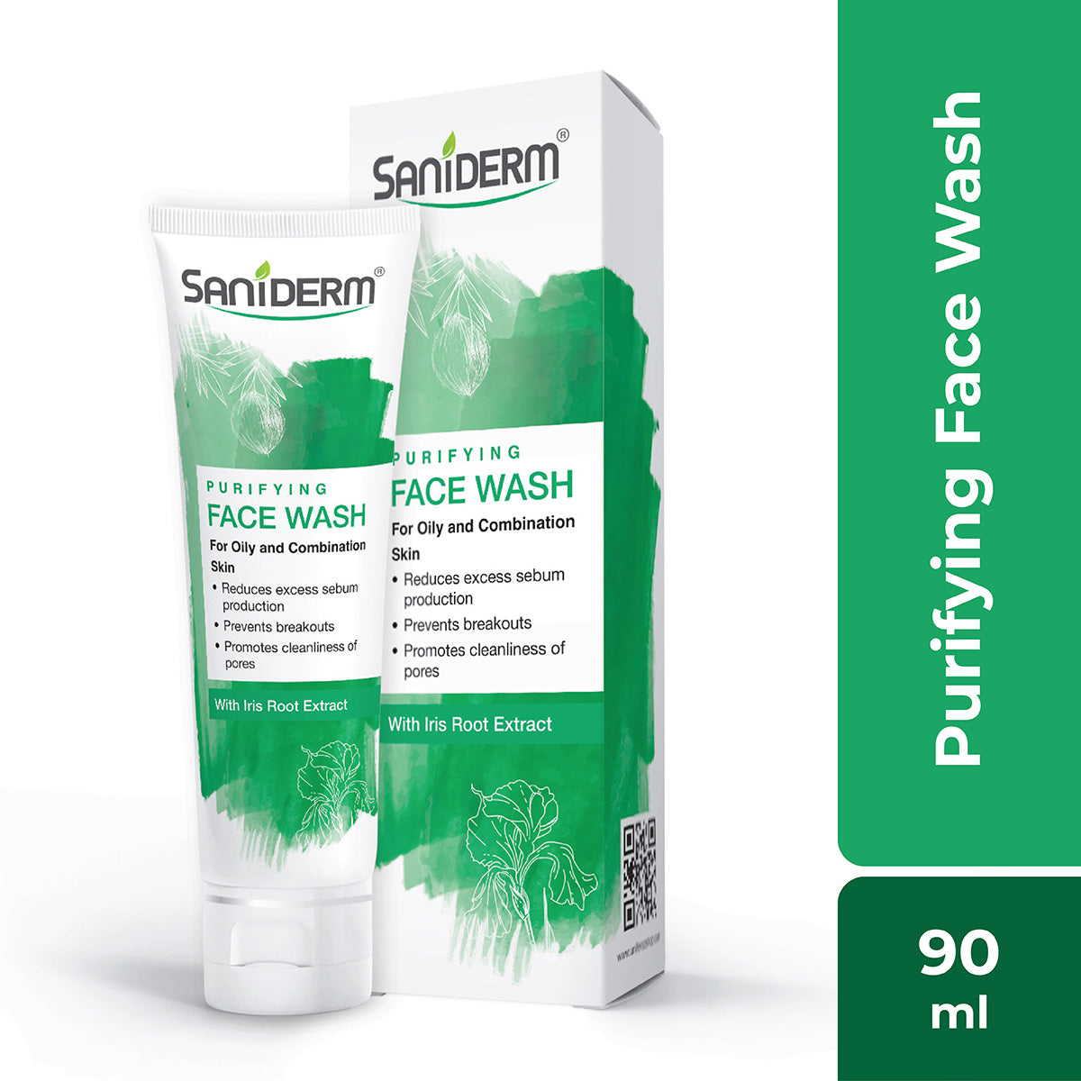 Saniderm Purifying Face Wash 90g - Shams Shopping Centre Saniderm  