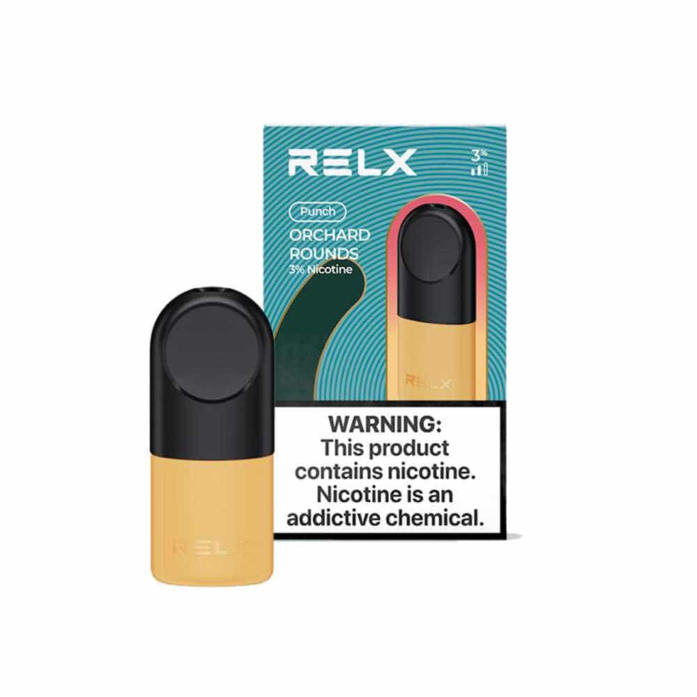 Relx Punch Orchard Tobacco Pod 3% - Shams Shopping Centre Elite  