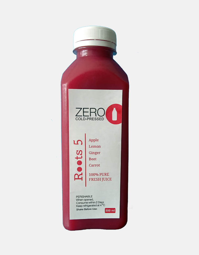 Zero Suger Roots 5 Mix Juice Bottle 500ml