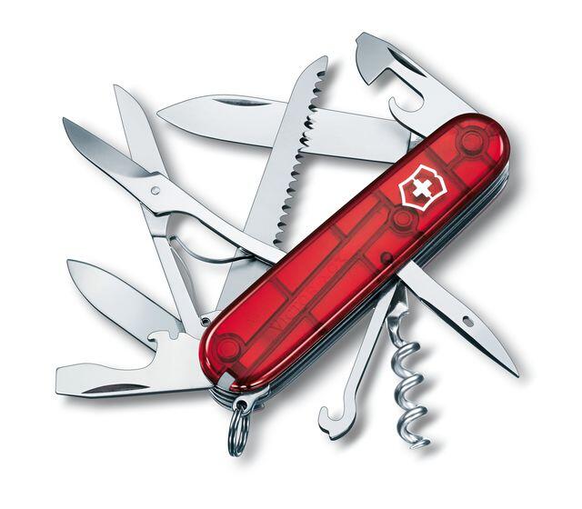 Victorinox Huntsman Red Translucent 1.3713.T - Shams Shopping Centre Victorinox  