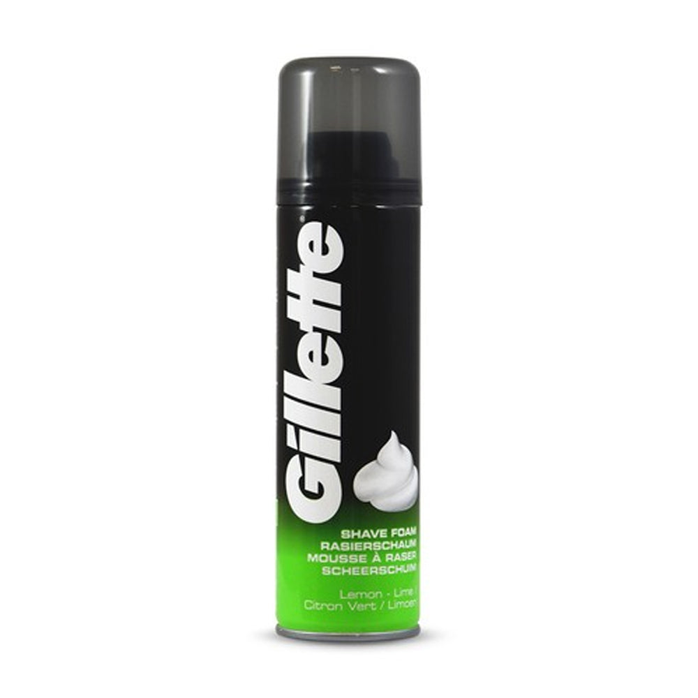 Gillette Shave Foam Lemon Lime 200ml - Shams Shopping Centre Gillette  