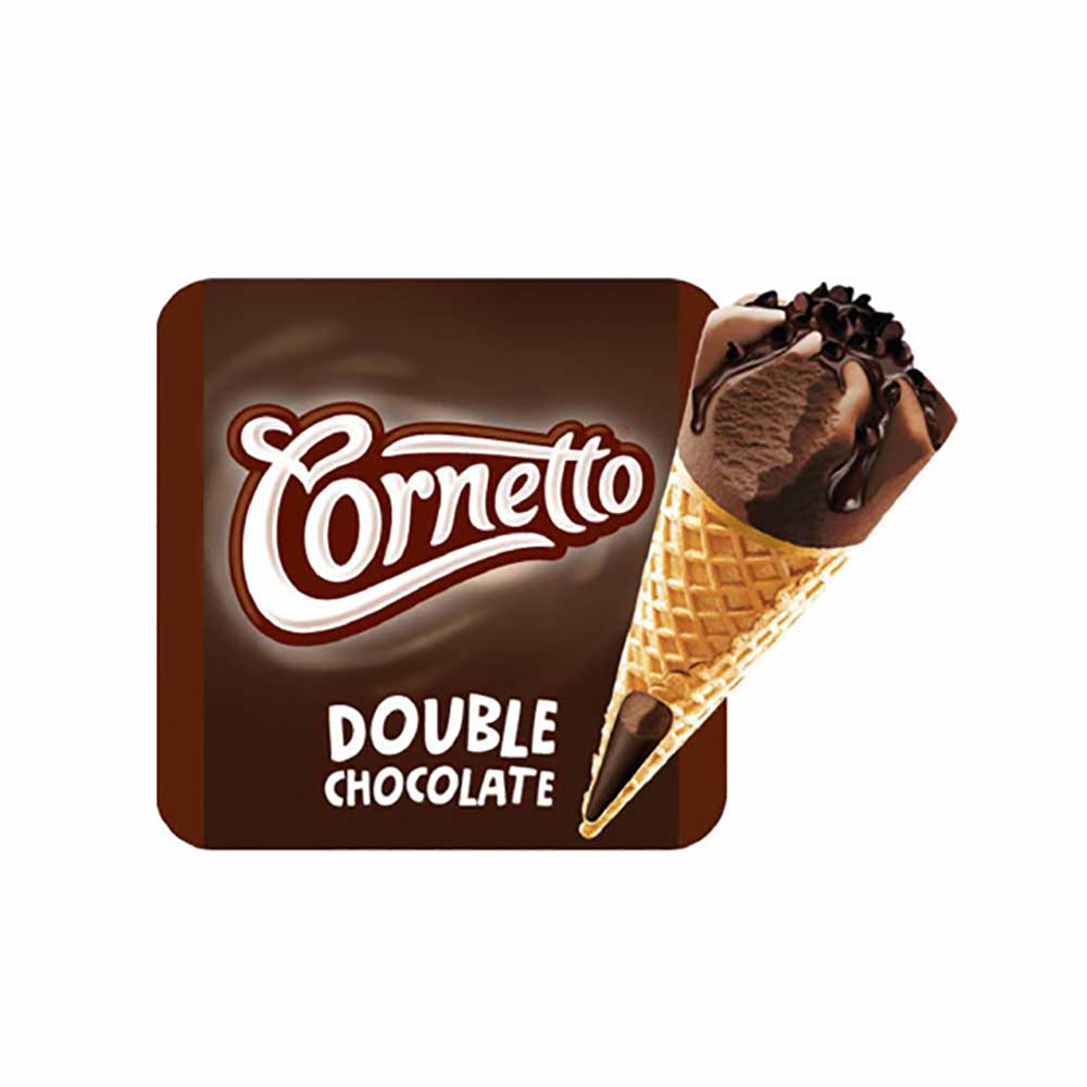 Walls Cornetto Double Chocolate Ice Cream 100ml - Shams Shopping Centre Walls  