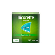 Nicorette Freshmint 2mg Gum 210p - Shams Shopping Centre Nicorette  