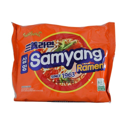 Samyang Ramen Spicy Vegetable Noodles 120g - Shams Shopping Centre Samyang  