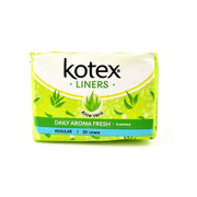 Kotex Aloe Vera Daily Aroma Fresh 20Liners - Shams Shopping Centre Kotex  