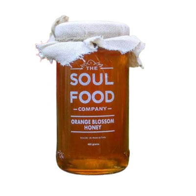 The Soul Food Orange Blossom Honey 485g - Shams Shopping Centre The Soul Food  