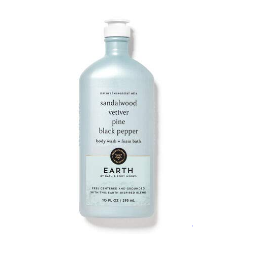 BBW Earth Body Wash+Foam Bath 295ml - Shams Shopping Centre Bath & Body Works  