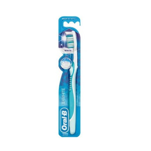 Oral-B 3D White Medium Toothbrush - Shams Shopping Centre Oral-B  