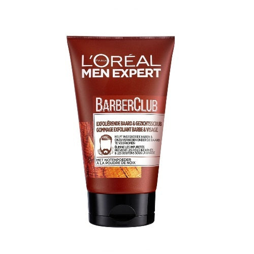 Loreal Men Expert Barber Club Face And Beard Scrub 100ml - Shams Shopping Centre Loreal  