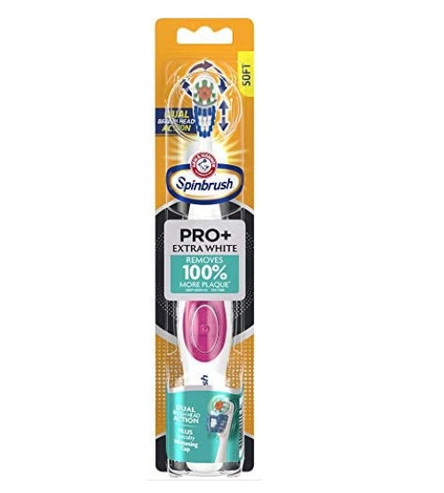 Arm & Hammer Pro Extra White Spinbrush Soft Tooth Brush - Shams Shopping Centre Arm & Hammer  