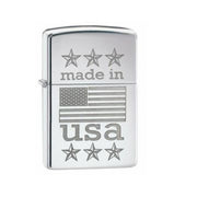Zippo 29430 Made In USA With Flag - Shams Shopping Centre Zippo  