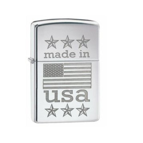 Zippo 29430 Made In USA With Flag - Shams Shopping Centre Zippo  