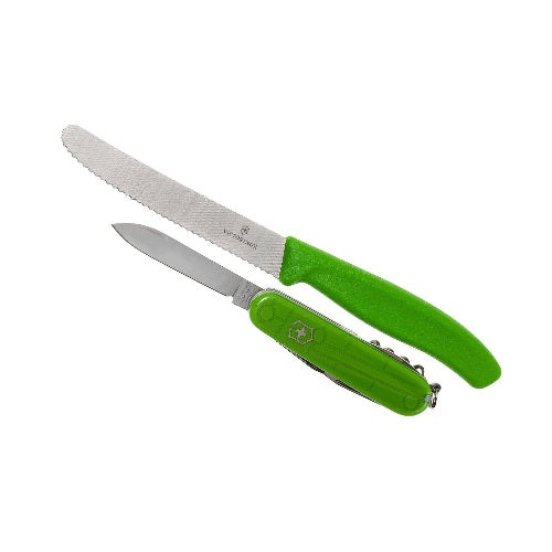 Victorinox Color Twins Green Knife 1.8901.L4 - Shams Shopping Centre Victorinox  